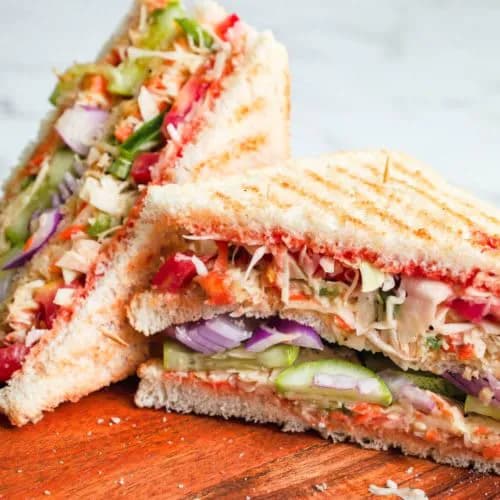 Veg Club Sandwich